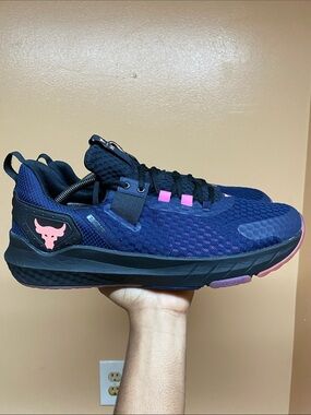 Under Armour Project Rock BSR Training Sneakers “Midnight Navy Flare Orange”